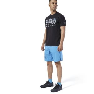 Reebok One Series Training Epic Kurze Hose Herren - Blau - DE 764-LEP